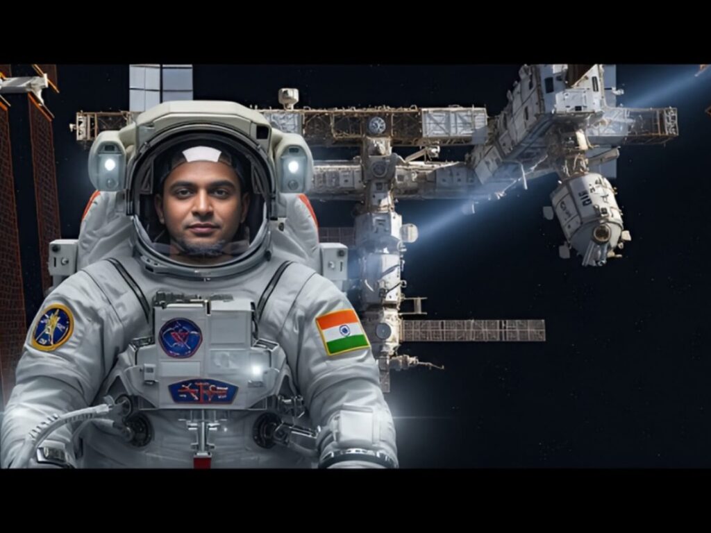 Caption Shubhanshu Shukla की वजह से जब भारत की संस्कृति से अंतरिक्ष में उठी गूंज 1 Caption Shubhanshu Shukla