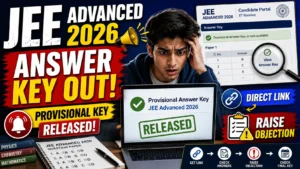 JEE Advanced 2026 answer key