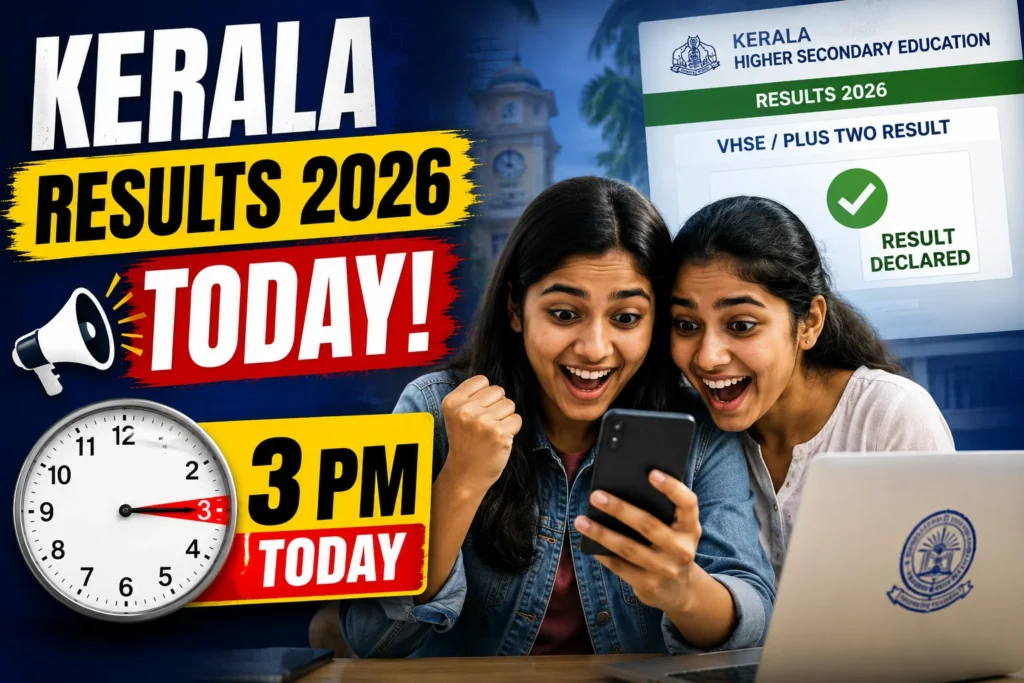 Kerala higher secondary results 2026