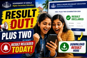 Kerala HSE 12th result 2026