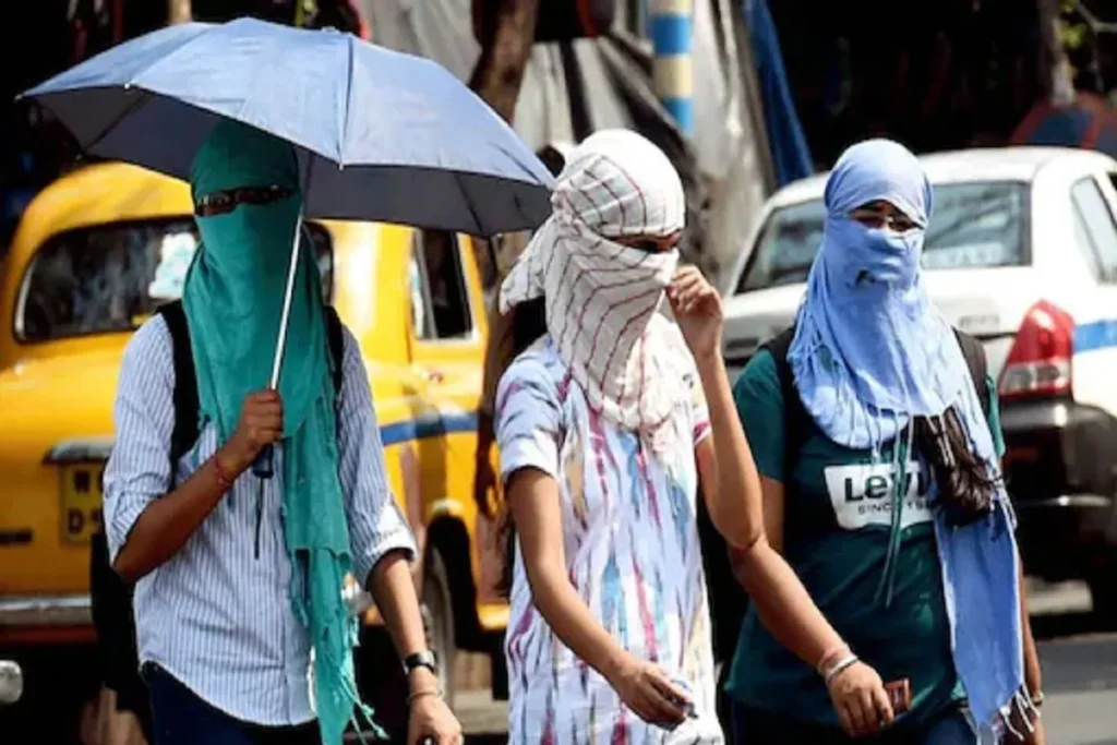 Delhi heatwave temperature