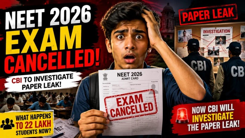 NEET 2026 Paper Cancel